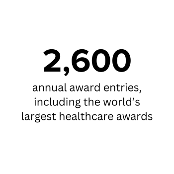 2,600 annual awards entries